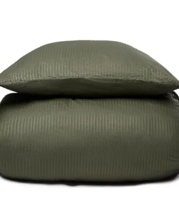 Bæk Og Bølge Sengetøj Sengesæt   Microfiber 140x200 Cm Grønt Krepp Sengelinned Fra In Style