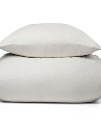 Bæk Og Bølge Sengetøj Sengesæt   Microfiber 140x200 Cm Hvidt Krepp Sengelinned Fra In Style