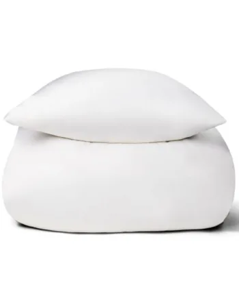 Bambus Baby Sengetøj 70x100 Cm 100  Naturligt Bambus Nature By Borg Hvidt Satinvævet Baby Dynebetræk