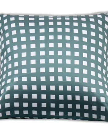 Bambus Pudebetræk 100  Naturligt Bambus 60x63 Cm Grønne Tern Satinvævet Hovedpudebetræk