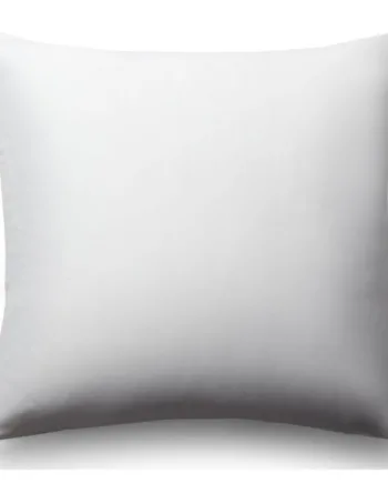 Bambus Pudebetræk 100  Naturligt Bambus 60x63 Cm Hvidt Satinvævet Hovedpudebetræk