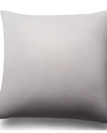 Bambus Pudebetræk 100  Naturligt Bambus 60x63 Cm Lysegråt Satinvævet Hovedpudebetræk