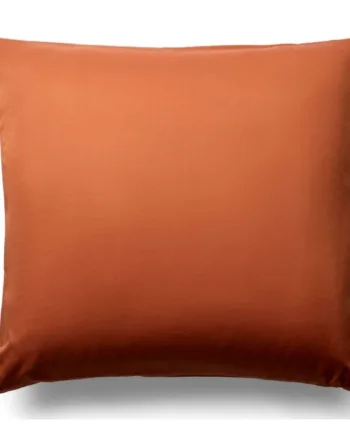 Bambus Pudebetræk 100  Naturligt Bambus 60x63 Cm Orange  Satinvævet Hovedpudebetræk