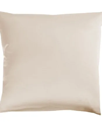 Bambus Pudebetræk 60x63 Cm 100  Naturligt Bambus Nature By Borg Beige Satinvævet Pudebetræk