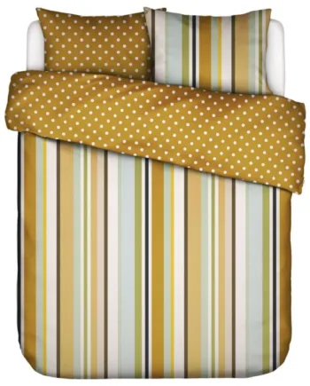 Dobbeltdyne Sengetøj 200x200 Cm Feija Vendbar Sengesæt 100  Bomuldssatin Essenza Sengetøj