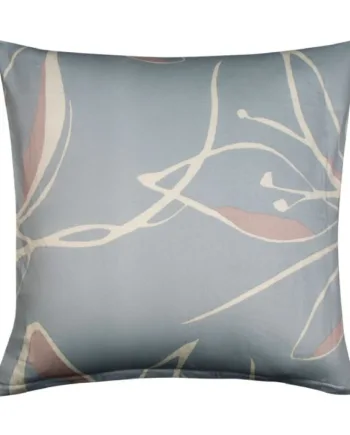 Ekstra Blødt Pudebetræk 60x63 Cm 100  Bomuldssatin Blomstret Grønt Hovedpudebetræk 300 Tc Pudebetræk Fra By Borg