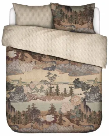 Essenza Dobbeltdyne Sengetøj 200x200 Cm 100  Bomuldssatin Sengesæt Carice Multi Sengelinned