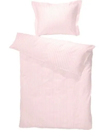 Junior Sengetøj 100x140 Cm Blødt Lyserødt Sengesæt   100  Egyptisk Bomuldssatin Turiform Sengelinned