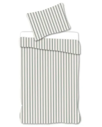 Baby Sengetøj 70x100 Cm Hvidt Sengesæt Med Grønne Striber 100  Blødt Bomulds Sengelinned