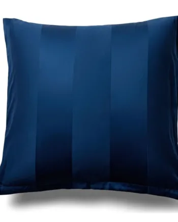 Luksus Pudebetræk 60x63 Cm Blåt Eksklusivt Hovedpudebetræk   100  Bomuldssatin Fra By Borg