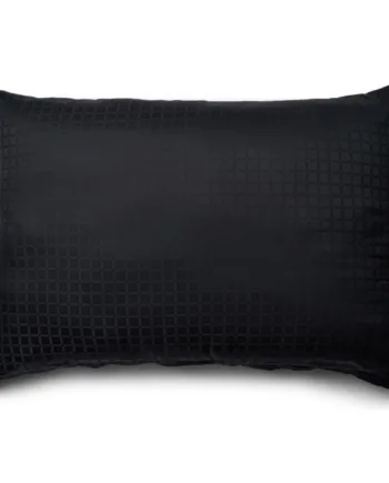 Luksus Pudebetræk 70x100 Cm 100  Bomuldssatin Daisy Sort  By Night Jacquard Vævet Stort Pude Betræk