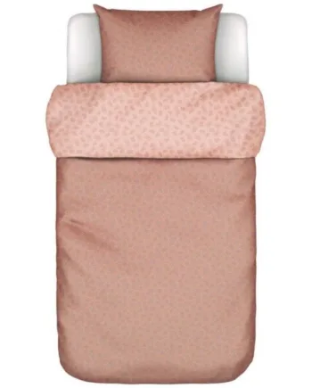 Marco Polo Sengetøj 140x200 Cm Verin Coral Pink       Sengesæt 100  Bomuldssatin Sengetøj Marc   Polo