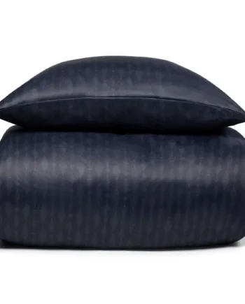 Mønstret Sengetøj Blåt Sengesæt Satin Sengetøj 140x200 Cm In Style Sengelinned