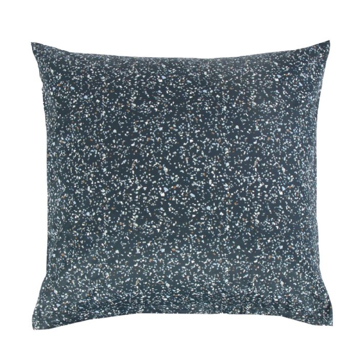 Pudebetræk 60x63 Cm Marble Blue Hovedpudebetræk   100  Bomuldssatin