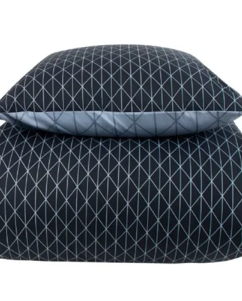 Sengetøj 140x200 Cm Harlequin Blå Dynebetræk Med   Design Sengelinned   100  Bomuld Borg Living