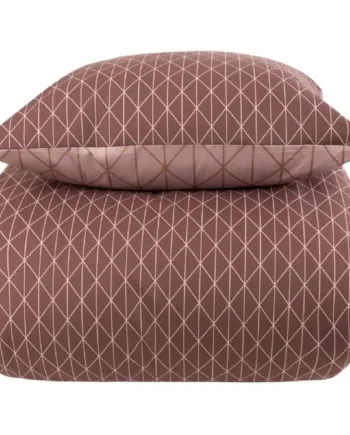 Sengetøj 150x210 Cm Harlequin Peach Dynebetræk Med   Design   100  Bomuld Borg Living Sengesæt