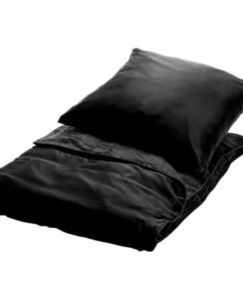 Silke Sengetøj 200x200 Cm Ensfarvet Sort Sengetøj Til Dobbeltdyne 100  Silke Butterfly Silk