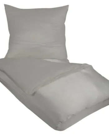 Silke Sengetøj 140x200 Cm Ensfarvet Gråt Sengetøj Sengesæt   100  Silke Butterfly Silk