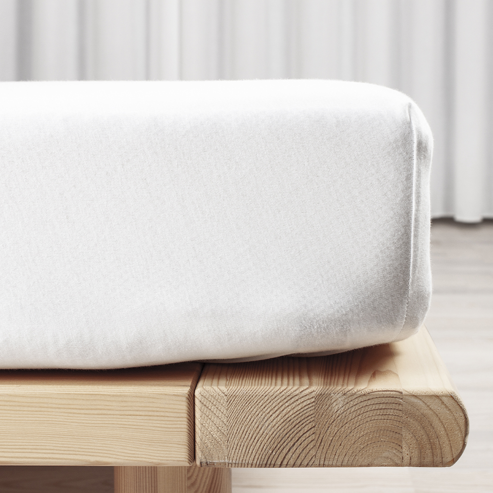 Arctic Jersey Boxlagen  økologisk Hvid-180x200