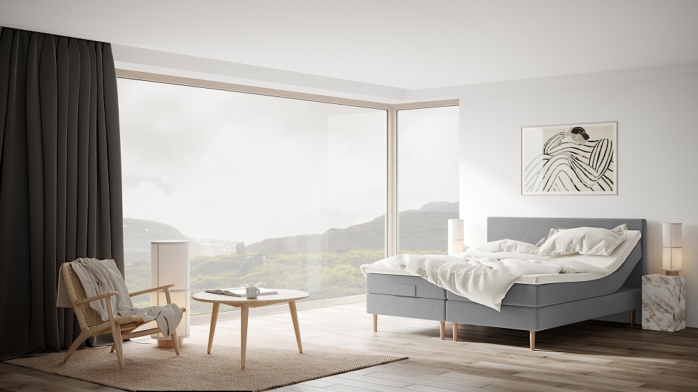 Bbc Plus Cool Elevationsløsning 160x200 Cm Linak Motor Inkl  Cool Topmadras