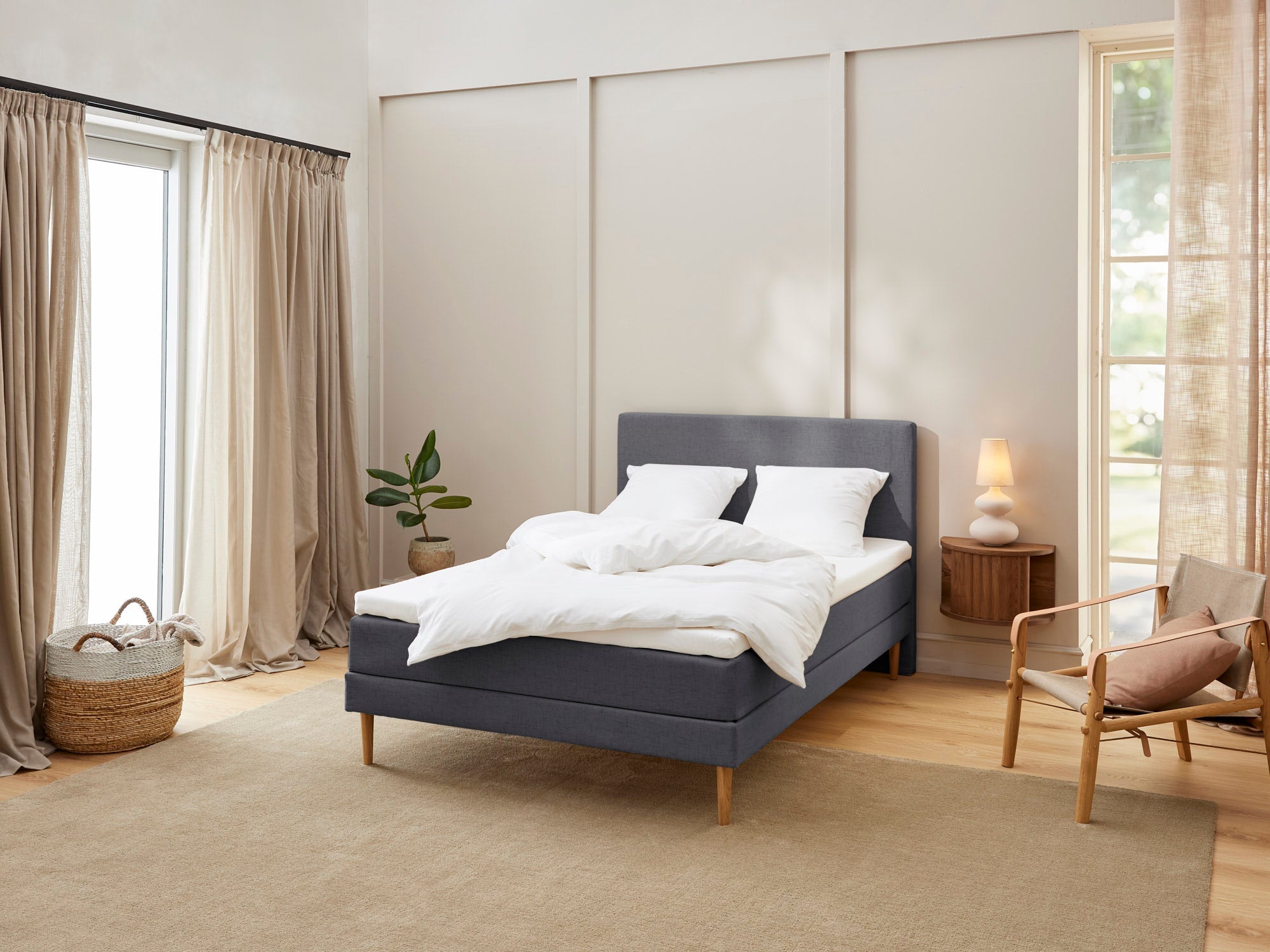 Fabrikkens Komfort   Kontinental  Antracit  140x200 Cm