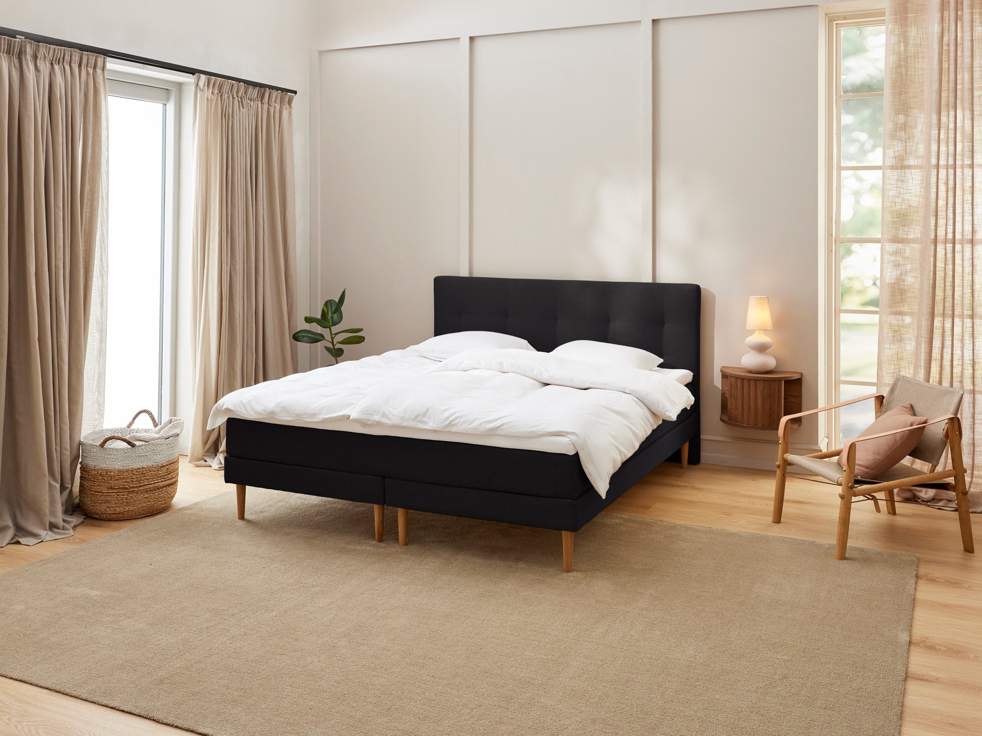 Fabrikkens Komfort   Kontinental  Sort  210x210 Cm