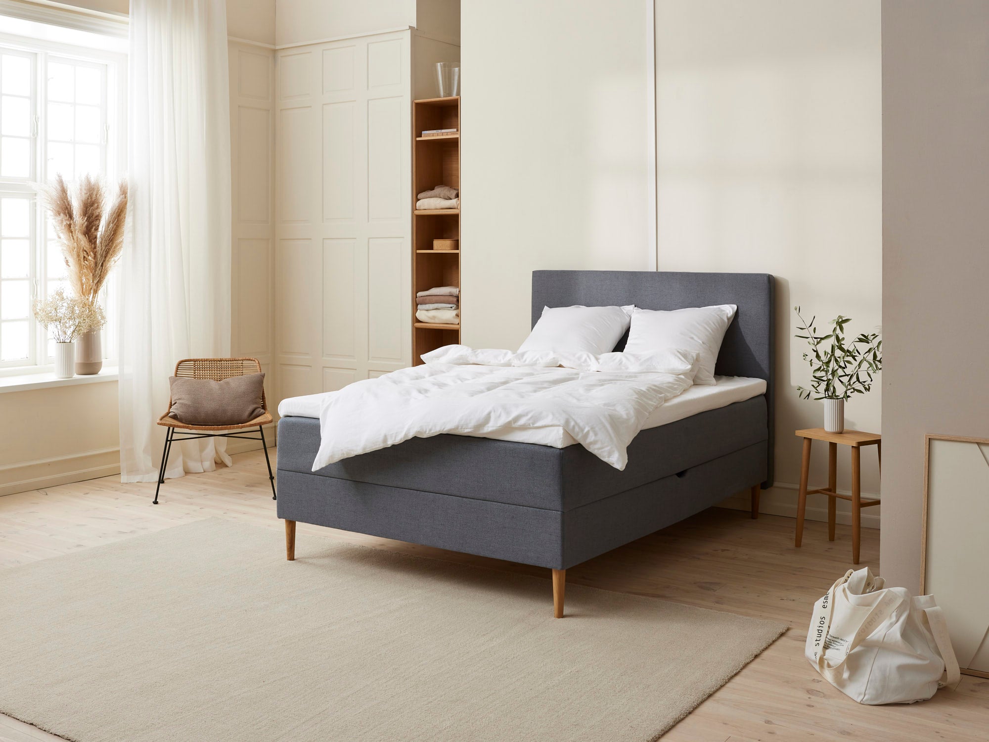 Fabrikkens Opbevaringsboks   Opbevaringsboks  Antracit  140x200 Cm