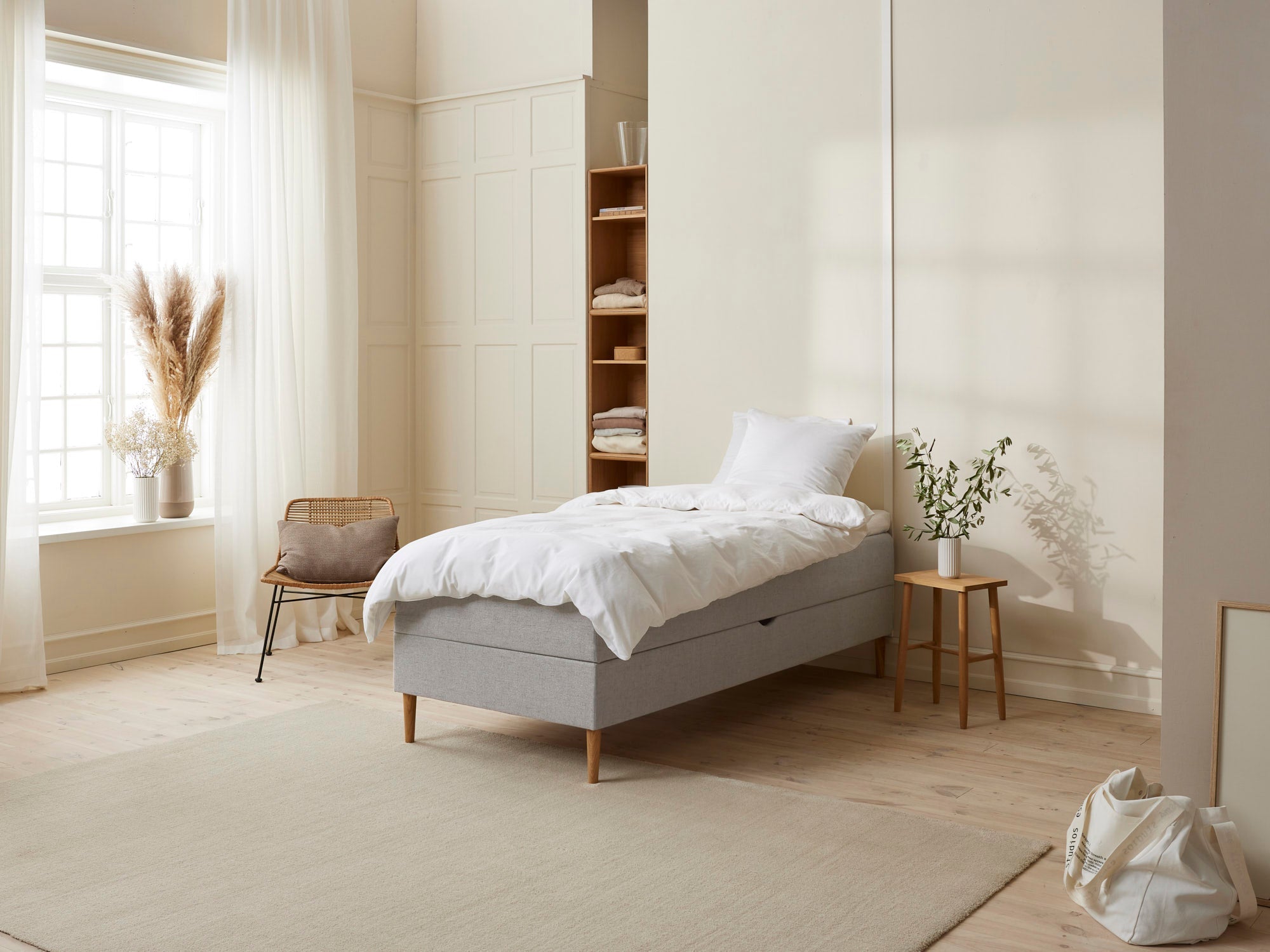 Fabrikkens Opbevaringsboks   Opbevaringsboks  Grå  90x210 Cm