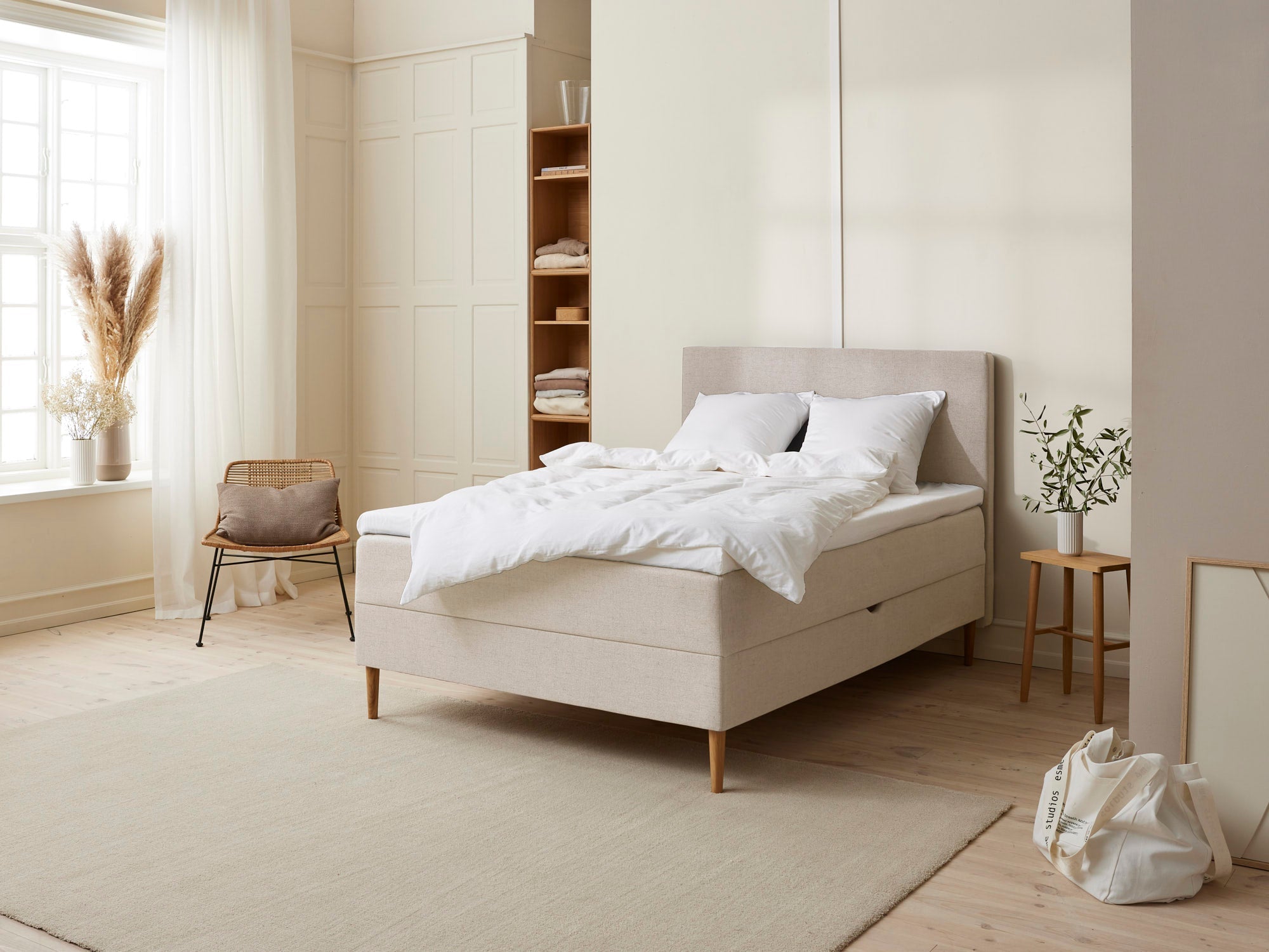 Fabrikkens Opbevaringsboks   Opbevaringsboks  Sand  140x200 Cm