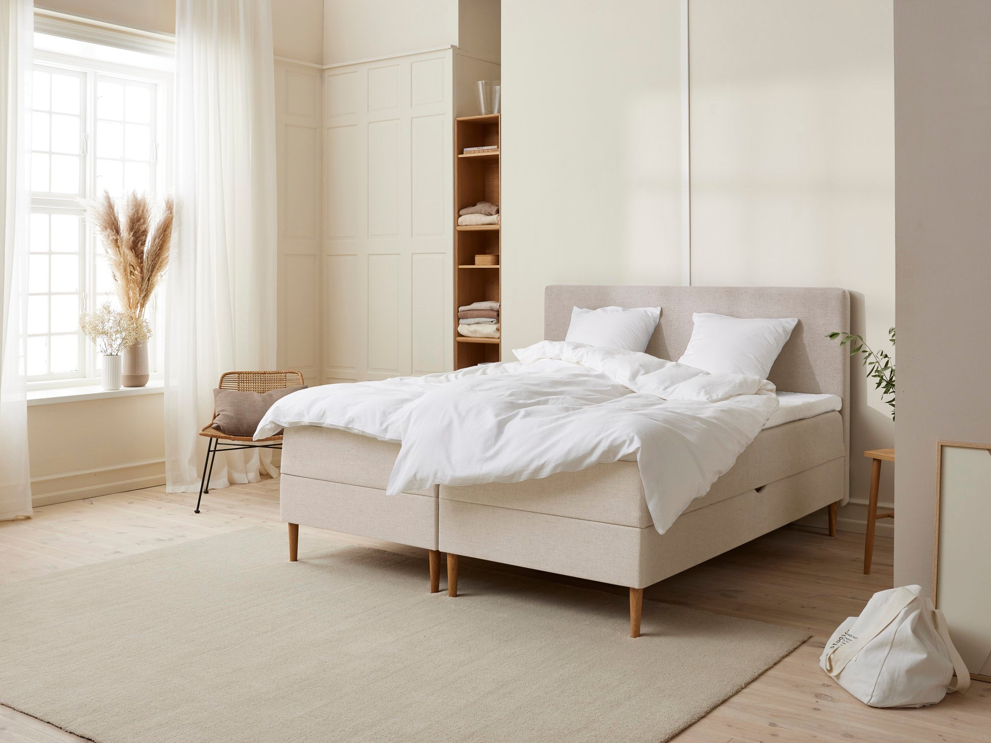 Fabrikkens Opbevaringsboks   Opbevaringsboks  Sand  180x200 Cm