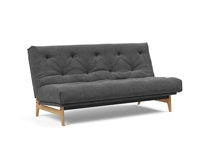Innovation  Aslak Sovesofa   Fast Betræk 140x200 Cm  Soft Spring Madras-351