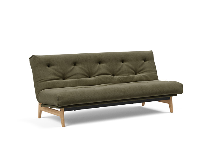 Innovation  Aslak Sovesofa   Fast Betræk 140x200 Cm  Soft Spring Madras-316