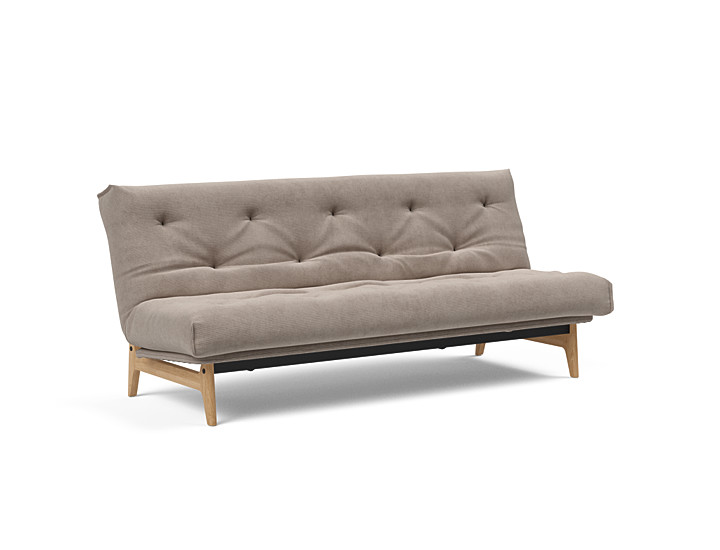 Innovation  Aslak Sovesofa   Fast Betræk 140x200 Cm  Soft Spring Madras-318