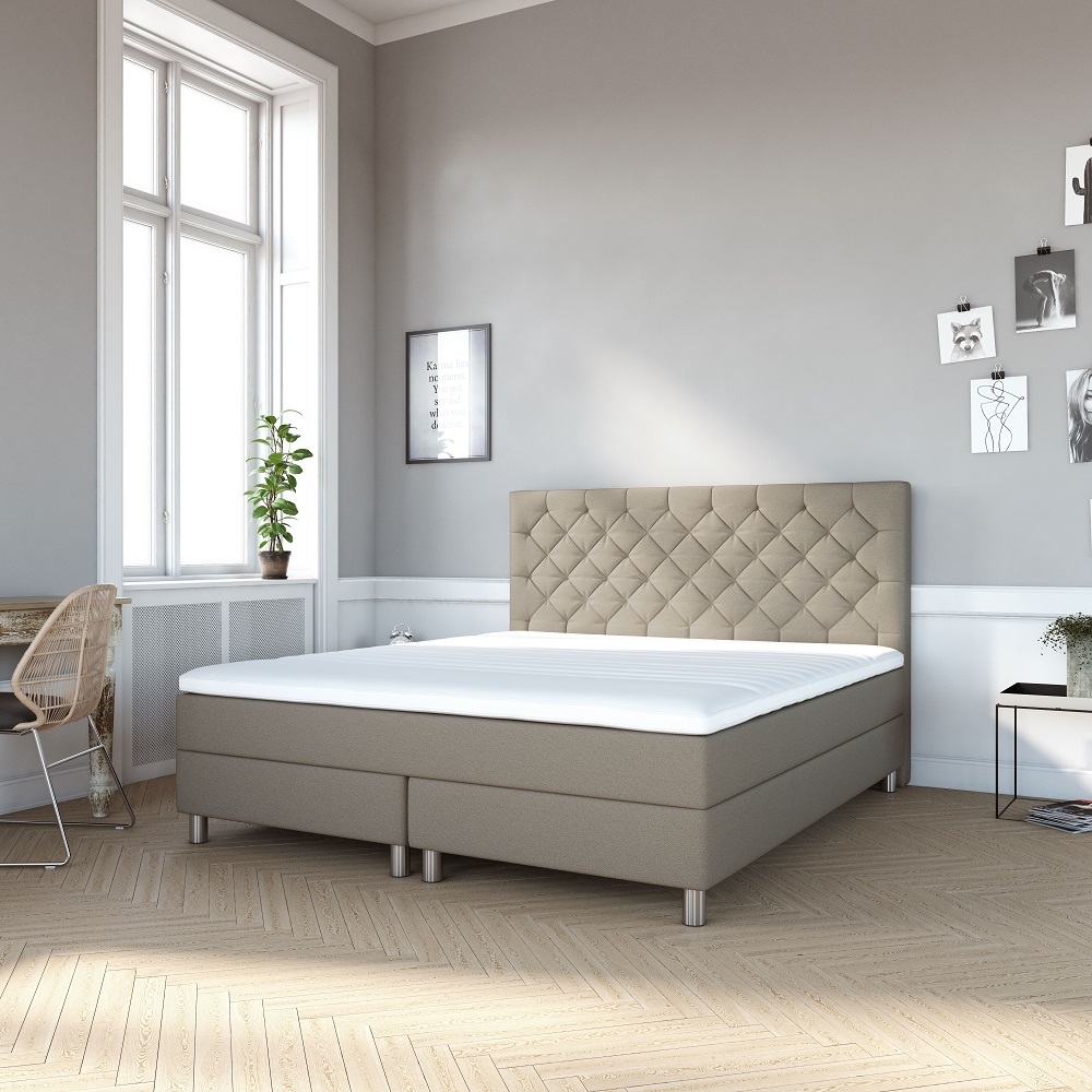 Livingbed Karma Classic Kontinentalseng 180x200 Cm Inkl  Latex Topmadras
