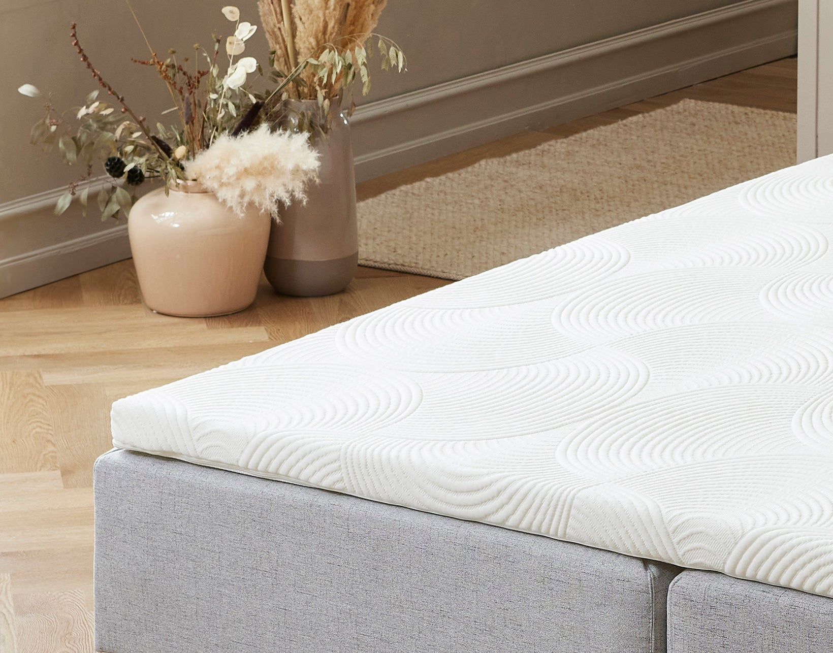 Trykaflastende Topmadras 210x210 Cm