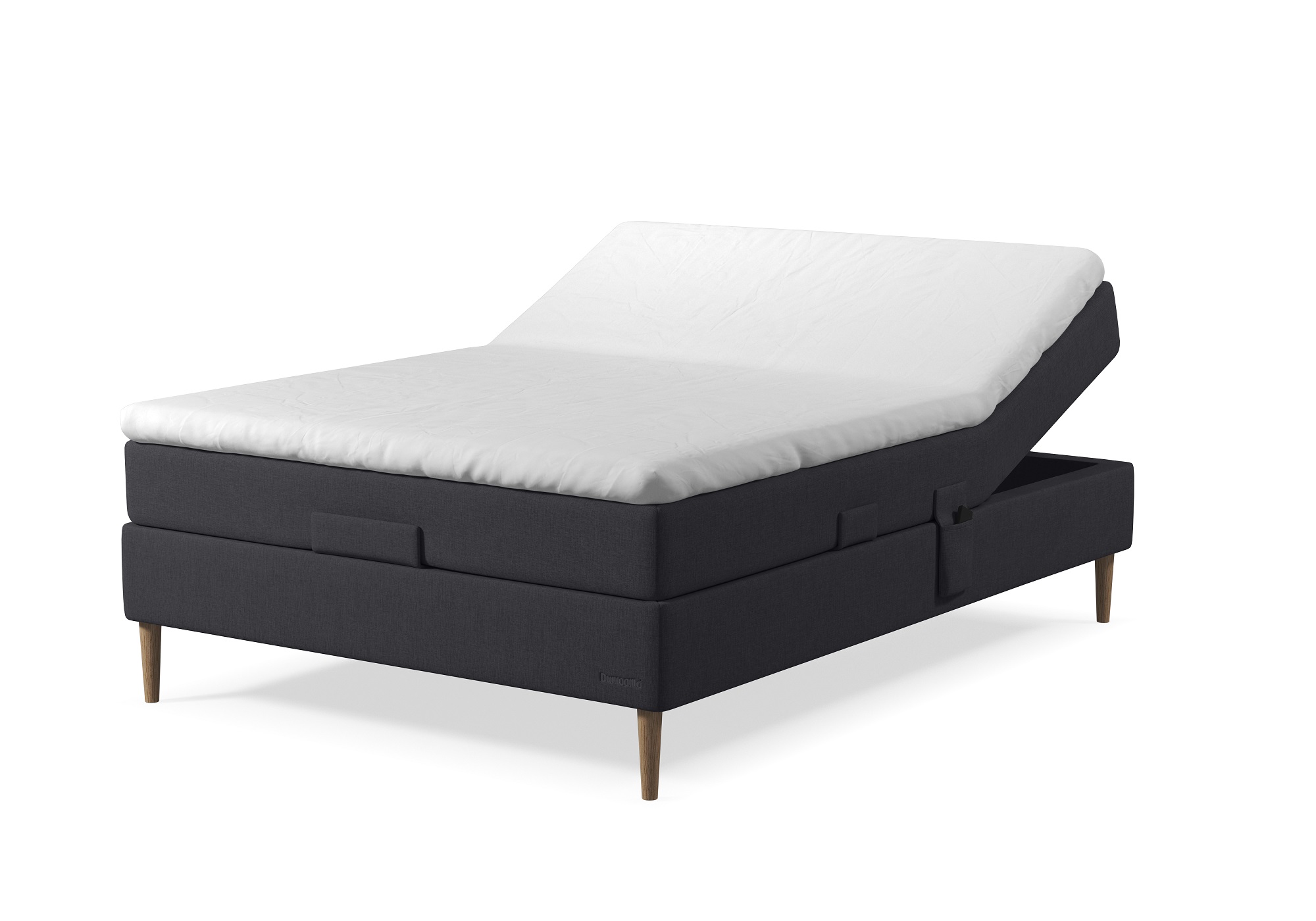 Dunlopillo  Pure Elevationsseng 140x200 Cm Naturlatex åndbart  Holdbart Og Allergivenligt