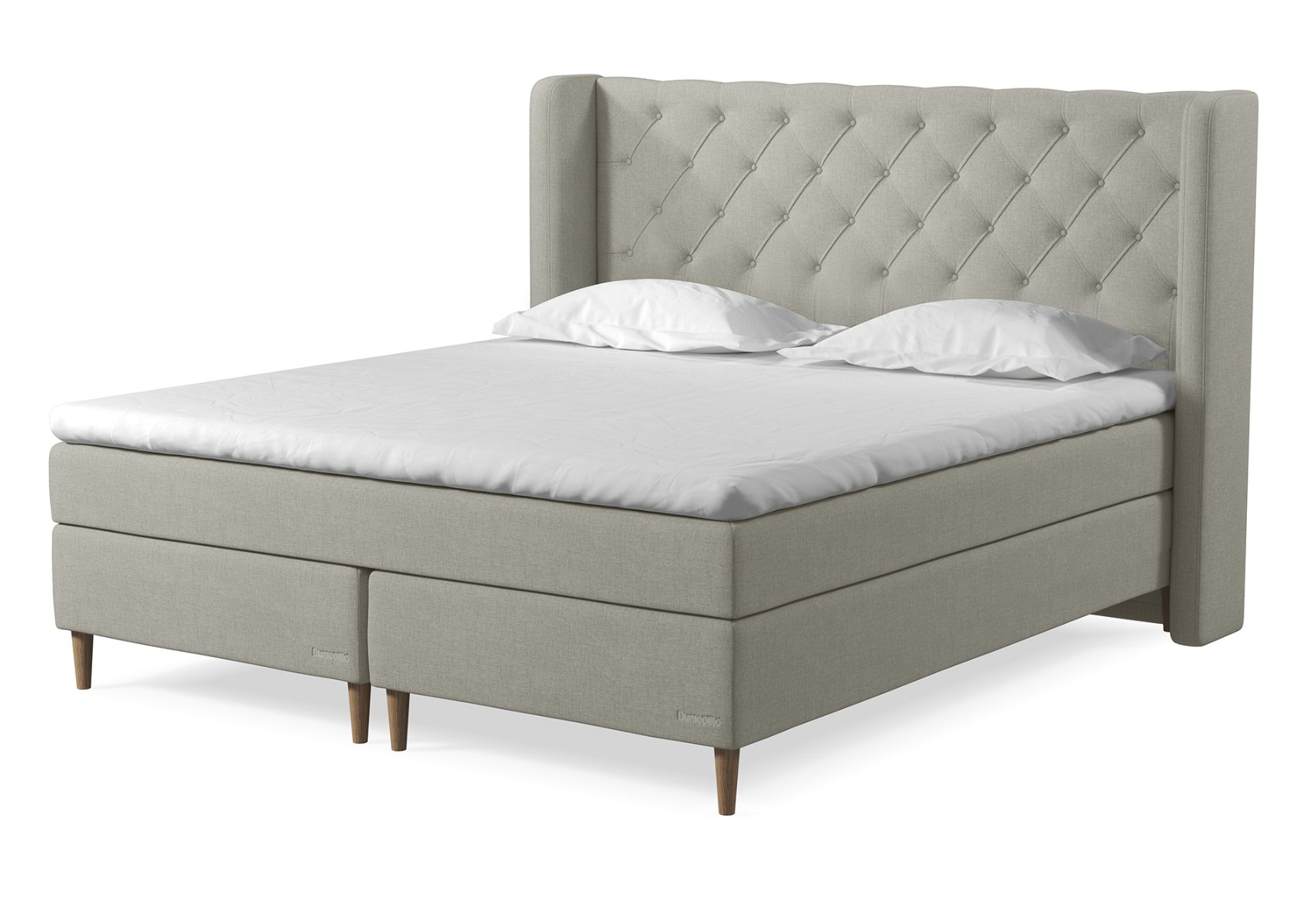 Dunlopillo  Pure Kontinentalseng 160x200 Cm Dansk Kvalitet Og Dansk Design