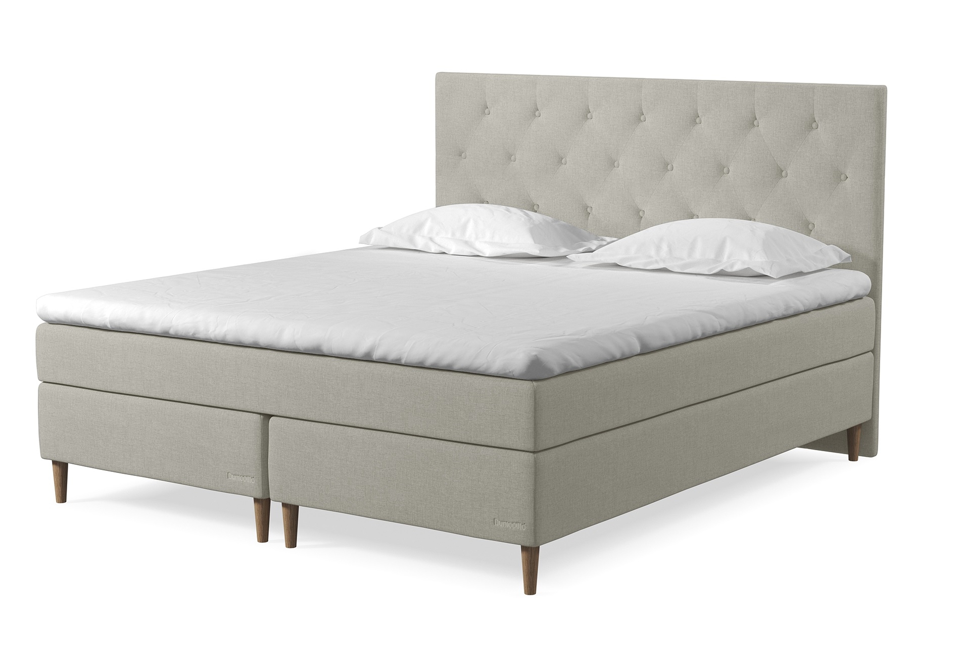 Dunlopillo  Pure Kontinentalseng 180x200 Cm Dansk Kvalitet Og Dansk Design