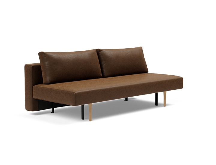 Innovation Sly Sovesofa 140x200 Cm-461 Brun Læder Vintage