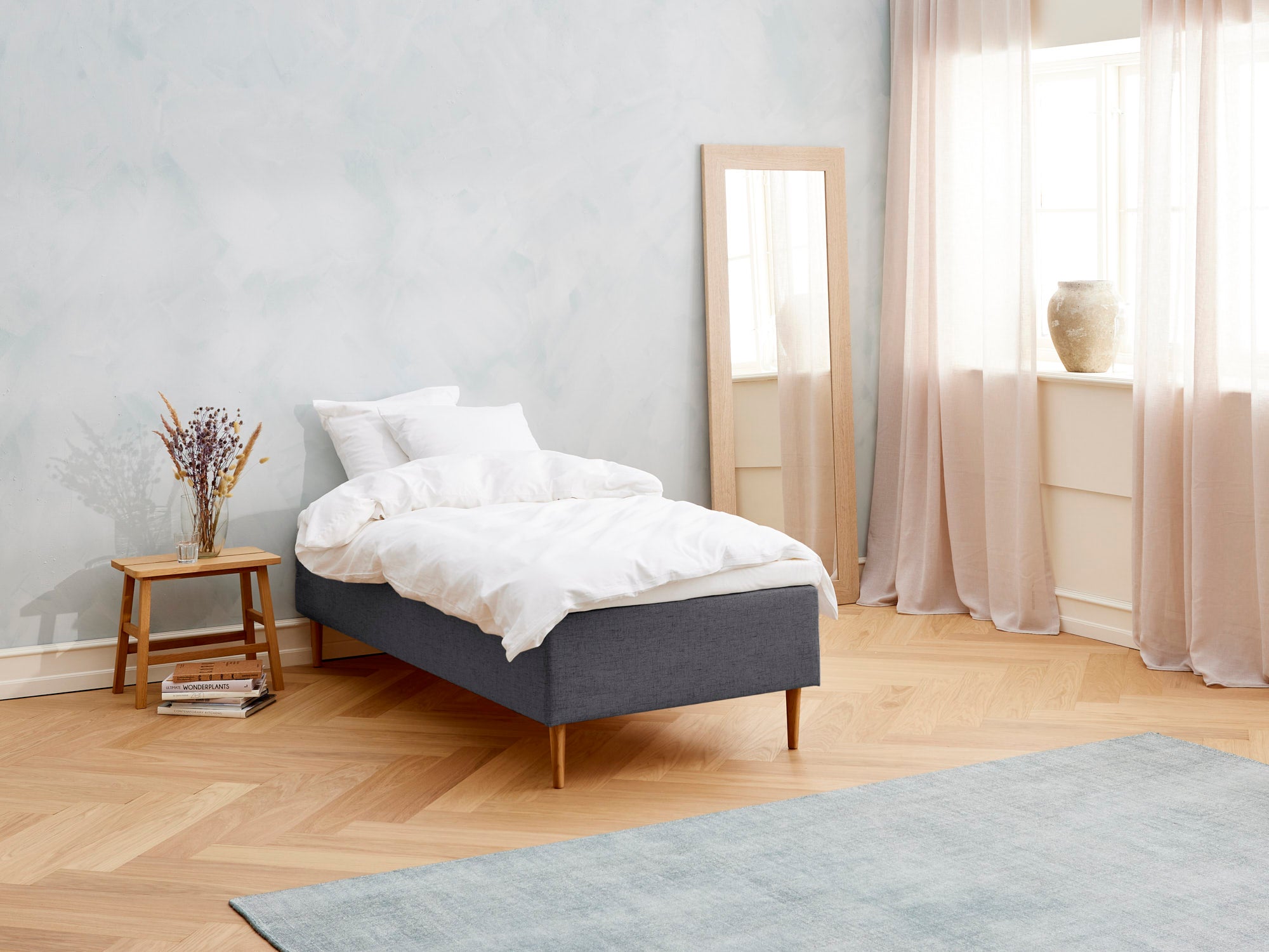 Fabrikkens Kølende   Boxmadras  Antracit  90x210 Cm