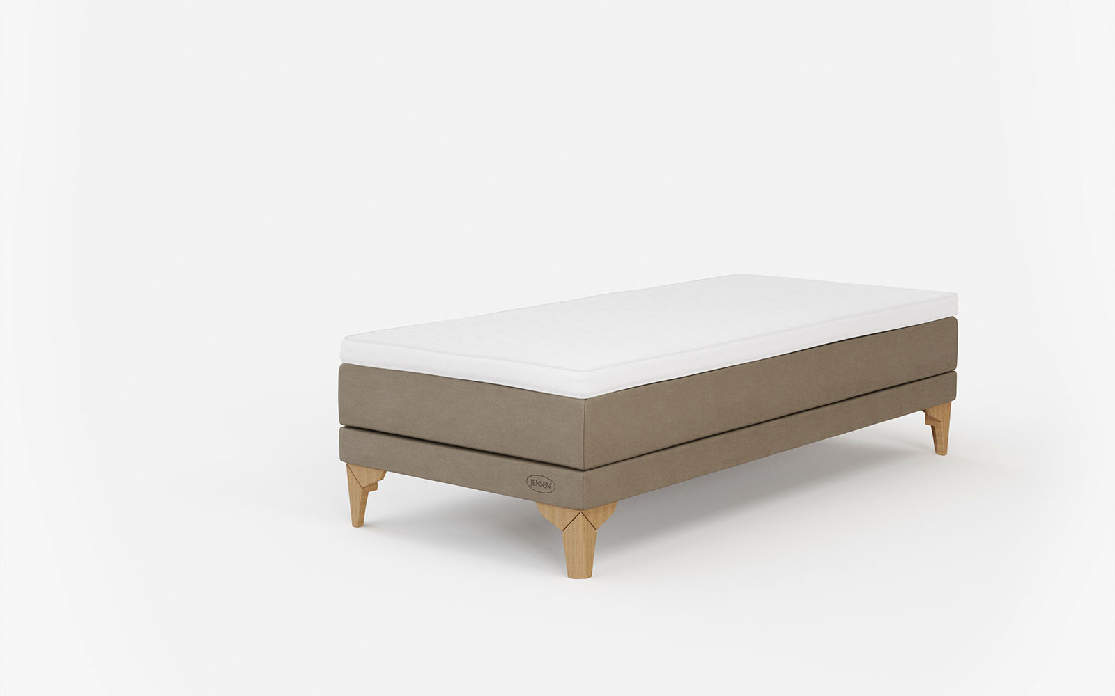 Jensen Ambassadør Lean Boxelevationsseng 80x200 Inkl  Topmadras