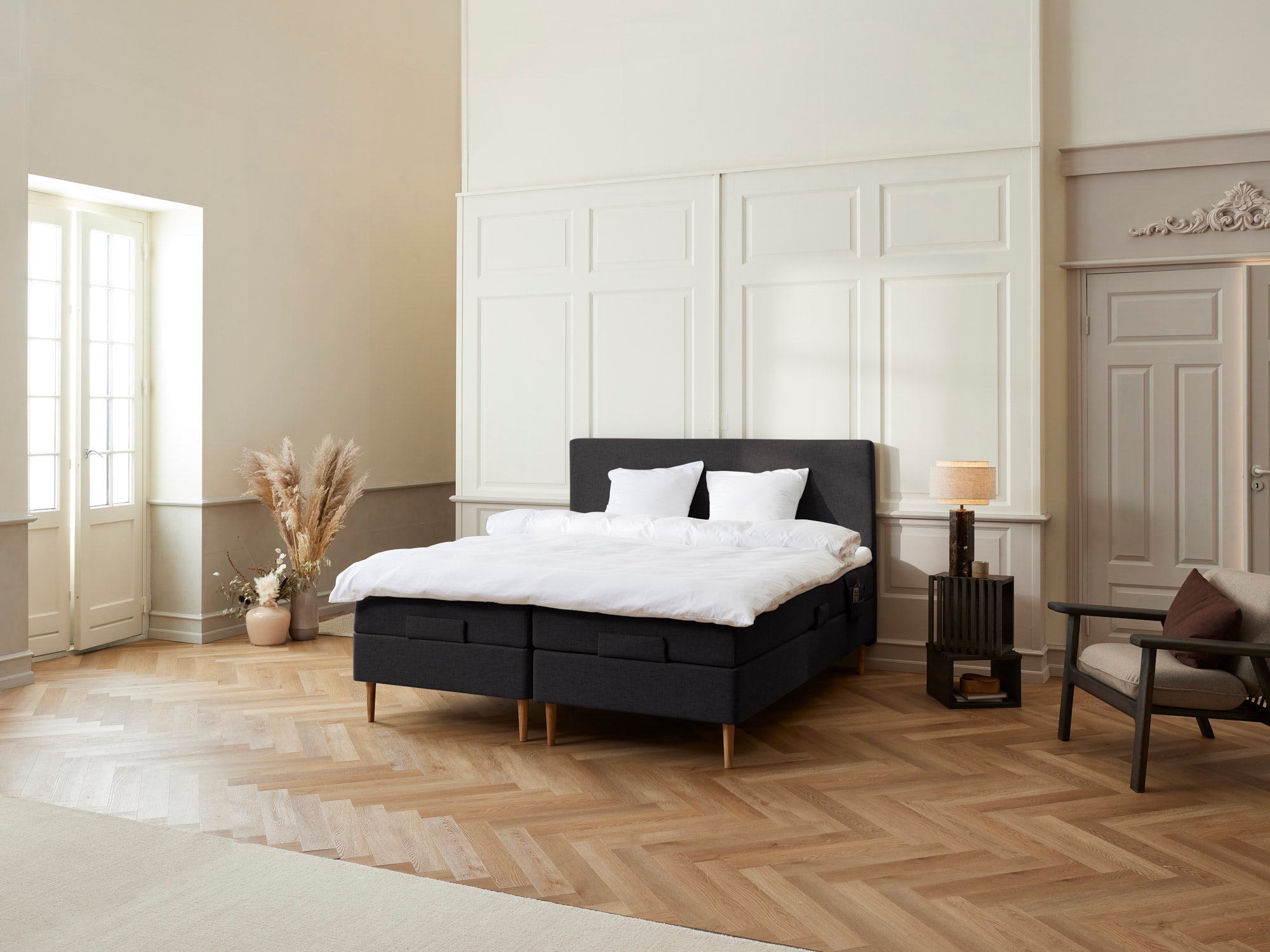 Fabrikkens Luksus   Elevation  Sort  180x210 Cm