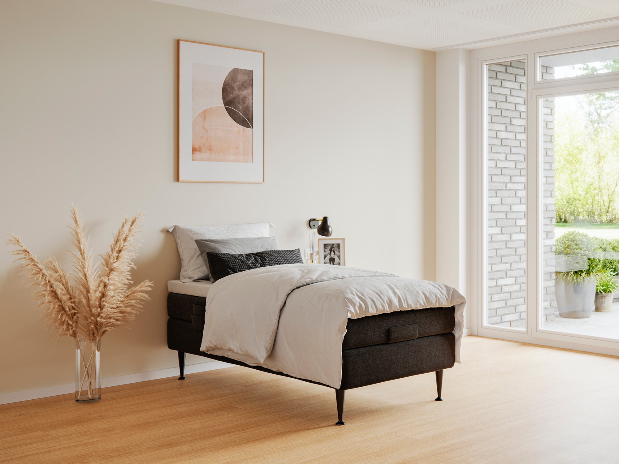 Fabrikkens Platin   Elevation  Sort  90x200 Cm