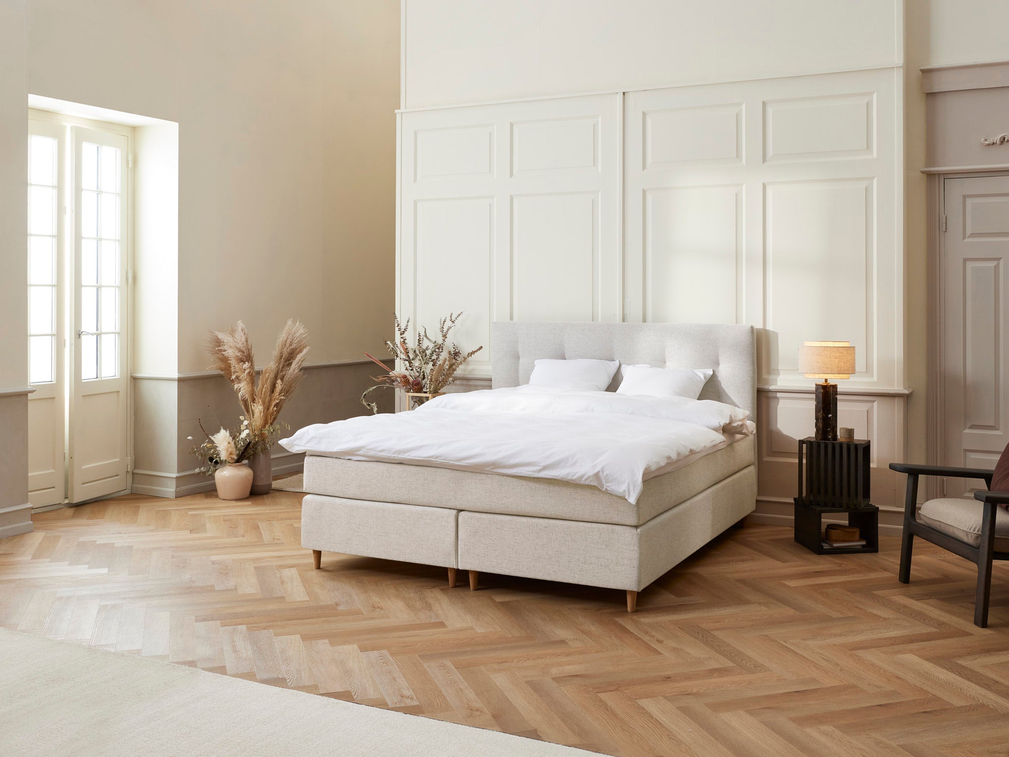 Fabrikkens Platin   Kontinental  Sand  180x200 Cm