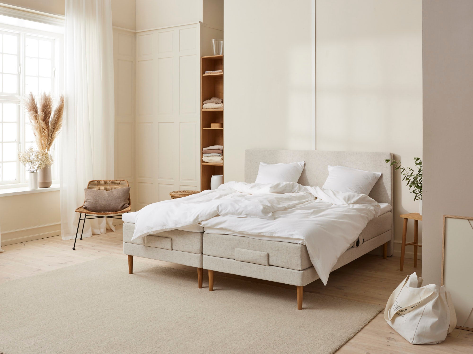 Fabrikkens Trykaflastende   Elevation  Sand  160x200 Cm
