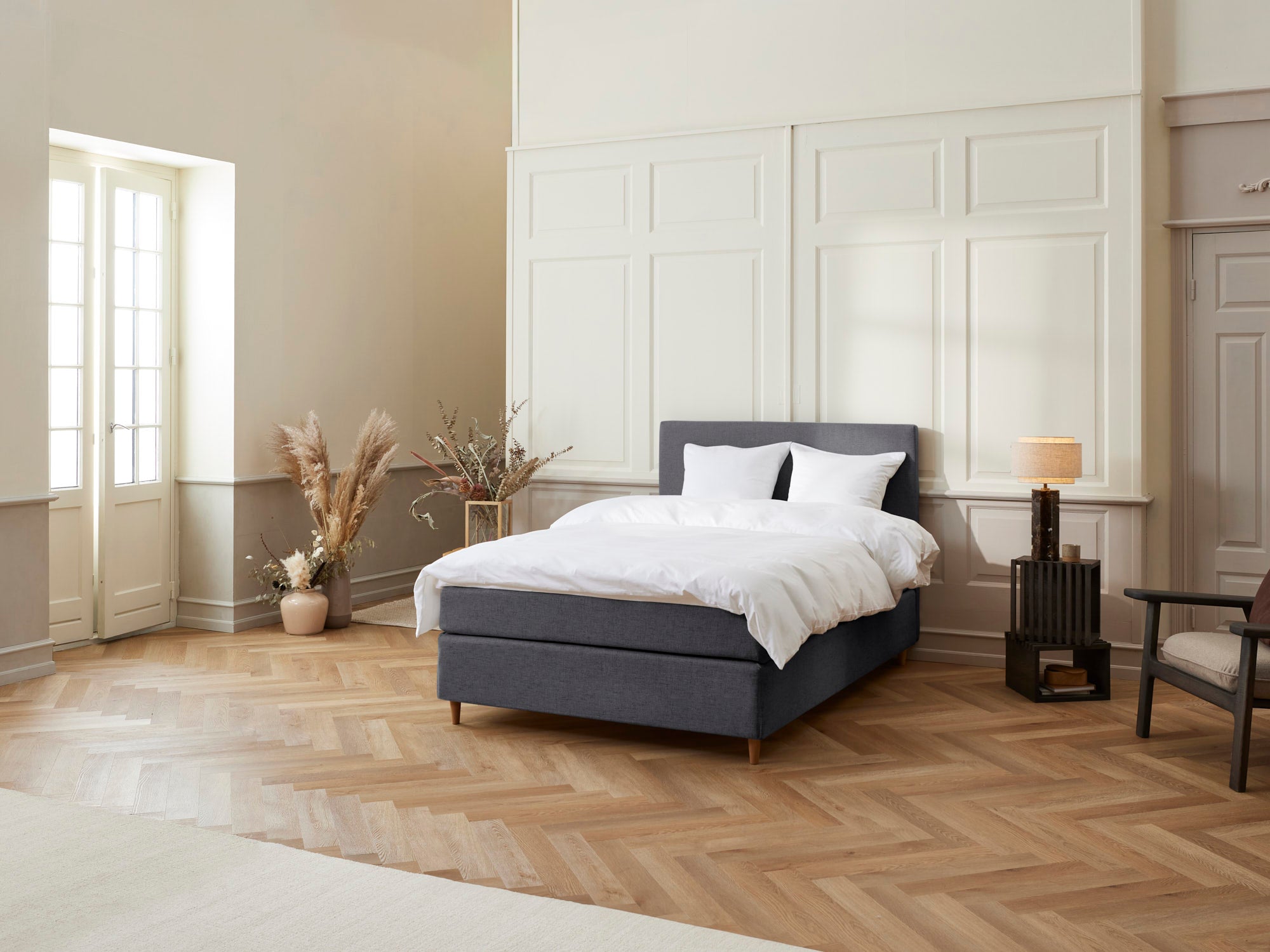 Fabrikkens Platin   Kontinental  Antracit  140x200 Cm