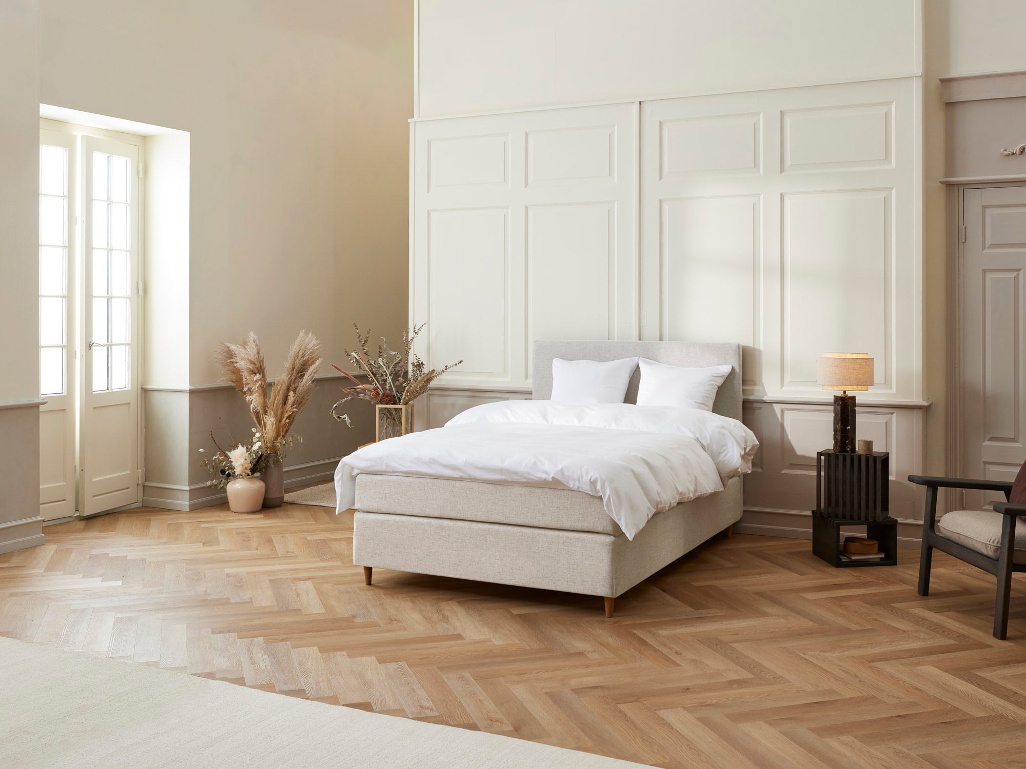 Fabrikkens Platin   Kontinental  Sand  140x200 Cm